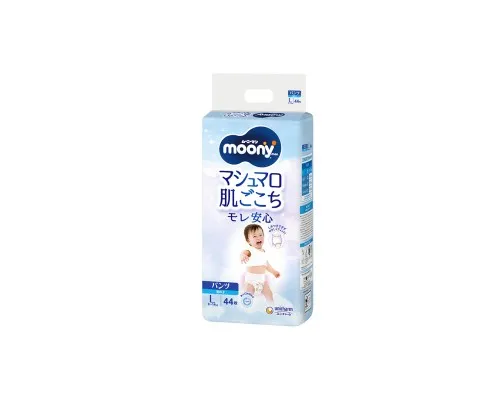 Підгузки Moony трусики для хлопчиків L 9-14 кг 44 шт. (4903111206155)