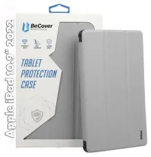 Чохол до планшета BeCover Soft Edge mount Apple Pencil Apple iPad 10.9" 2022/24/11" 2025 Gray (709236)