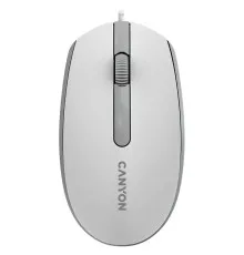 Мишка Canyon M-10 USB White Grey (CNE-CMS10WG)