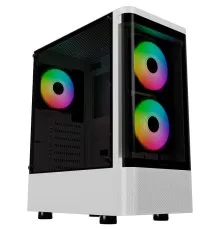 Корпус для ПК Gamdias TALOS E3 CG WH (4711514501209)