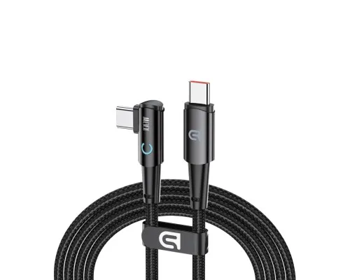 Дата кабель USB-C to USB-C 1.2m 90-degree 100W black Armorstandart (ARM75870)