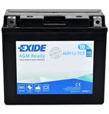 Акумулятор автомобільний EXIDE Ready AGM 10Ah (+/-) (160EN) (AGM12-10.5)