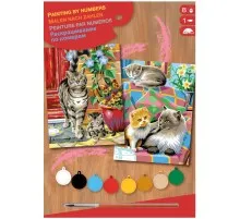 Картина по номерам Sequin Art PAINTING BY NUMBERS JUNIOR-PAIRS Cats (SA0213)