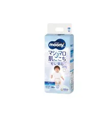 Підгузки Moony трусики для хлопчиків XL 12-22 кг 38 шт. (4903111207671)
