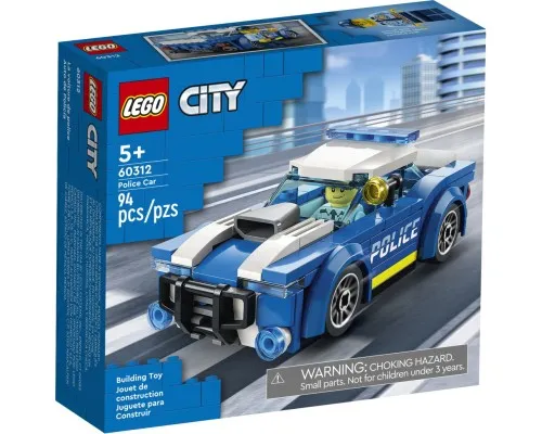 Конструктор LEGO City Поліцейський автомобіль 94 деталі (60312)