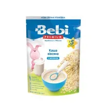 Дитяча каша Bebi Premium молочна вівсяна +5 міс. 200 г (8606019654351)
