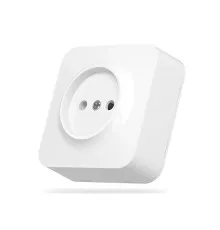 Розетка Videx BINERA IP20 зовнішня 1ая біла (VF-BNS21-W)