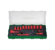 Набір інструментів Toptul ізольовані VDE 1/4" 14 шт. (6-гр.) (GZA1447)