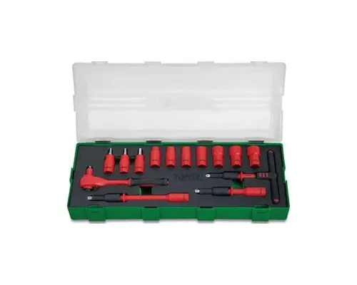 Набір інструментів Toptul ізольовані VDE 1/4" 14 шт. (6-гр.) (GZA1447)