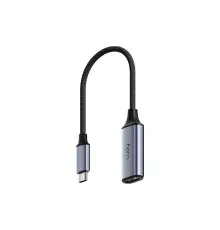 Перехідник USB-C to HDMI 4K60Hz Grey Cudy (UH401)