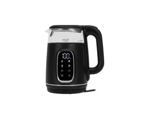 Електрочайник Adler AD 1305 black silver