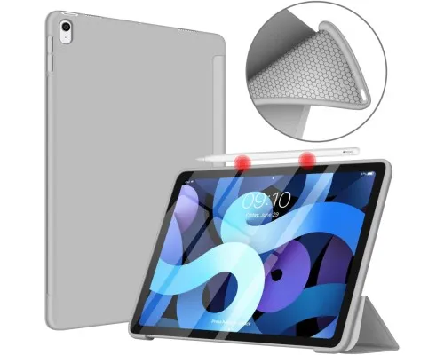 Чохол до планшета BeCover Tri Fold Soft TPU Silicone Apple iPad Air 11" M4 2026 Gray (715238)