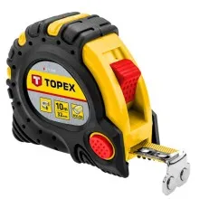 Рулетка Topex стальная лента 10 м x 32 мм, магнит (27C340)
