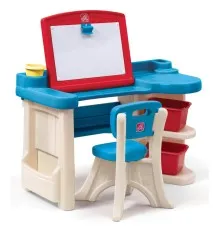 Дитячий стіл Step2 для творчості ART DESK REFRESH зі стільцем (45693)