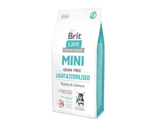 Сухий корм для собак Brit Care GF Mini Light & Sterilised 7 кг (8595602521081)