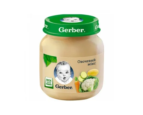 Дитяче пюре Gerber Овочевий мікс 130 г (7613287348258)