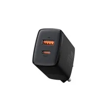 Зарядний пристрій Baseus Compact Quick Charger U+C 20W EU Black (CCXJ-B01)