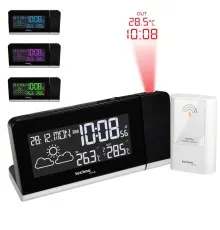 Настільний годинник Technoline WT539 проекційний Black (DAS301813)