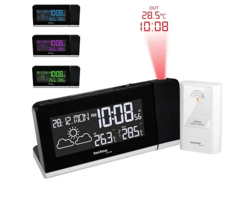 Настільний годинник Technoline WT539 проекційний Black (DAS301813)