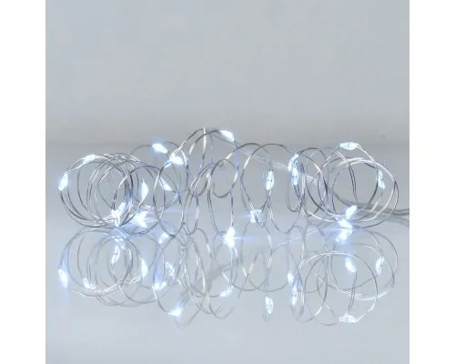 Гірлянда YES! Fun Нитка на мідному дроті 20 LED Холодно-біла 2 м Статична На батарейках (975021)