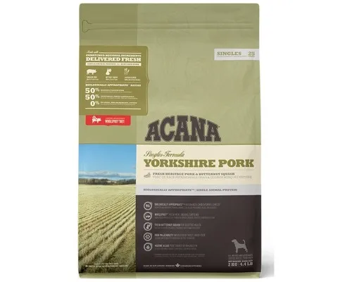 Сухий корм для собак ACANA Yorkshire Pork 2 кг (0064992572204)