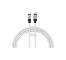 Дата кабель USB-C to Lightning 2.0m CoolPlay Fast Charging 20W white Baseus (CAKW000102)
