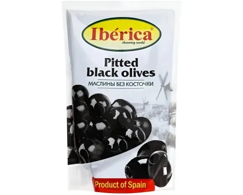 Овочева консервація Iberica Маслини без кісточки в пакеті 170 г (8436024299052)