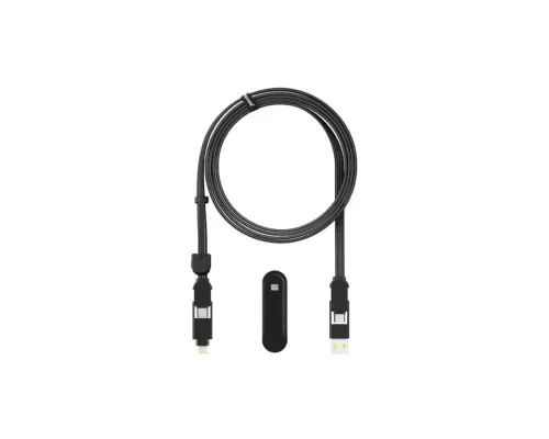 Дата кабель 6in1 inCharge XL 2.0m black Rolling Square (XLM01R)