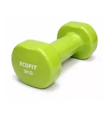 Гантель Ecofit MD2025 з вініловим покриттям 3 кг (K00026986)