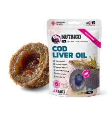 Ласощі для собак LK Baits Pet Nutrigo Cod Liver Oil Mini для дрібних порід з олією печінки тріски (Ø 15 мм) 75 г (7777034)