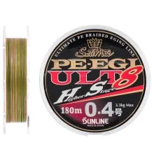 Шнур Sunline PE EGI ULT HS8 180m #0.4/0.104mm 3.3kg (1658.07.33)