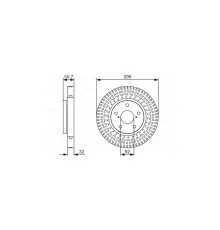 Гальмівний диск Bosch 0 986 479 T38