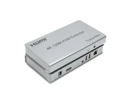 Адаптер HDMI extender 120m 4K/30hz CAT5E/6 PowerPlant (CA912933)