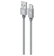 Дата кабель USB 2.0 AM to Type-C 1.0m CBGNYT1 grey Intaleo (1283126489136)