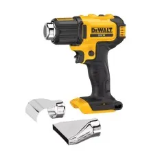 Будівельний фен DeWALT 18В, 290 - 530 °C, 0.5 кг (без АКБ та ЗП) (DCE530N)