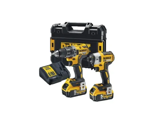 Набір електроіструментів DeWALT 2 од. 18 В XR Li-lon, вага 6.61 кг, кейс TSTAK, 2 АКБ та ЗП (DCK268P2T)