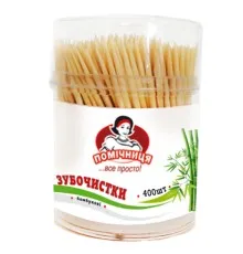 Зубочистки Помічниця Бамбукові 400 шт. (4820164966655)