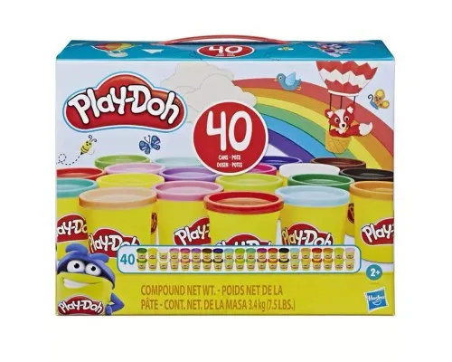 Набір для творчості Hasbro Play-Doh Набір пластиліну з 40 баночок (E9413)