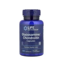 Вітамінно-мінеральний комплекс Life Extension Глюкозамін та хондроїтин, Glucosamine & Chondroitin, 100 капсул (LEX-52210)