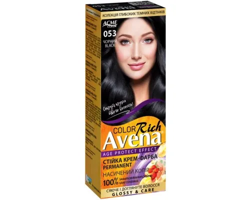 Фарба для волосся Acme Color Avena Rich Color Стійка 053 - Чорний (4823115502636)