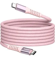 Дата кабель USB-C to USB-C 1.2m Magnetic 100W pink Verbatim (31857)