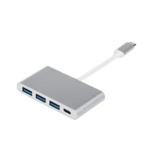 Концентратор Atcom Type-C 3.1 to 3xUSB 3.0 + Type-C 10 cm (12808)