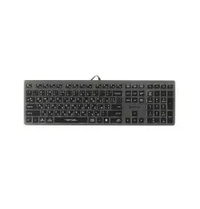 Клавіатура A4Tech FX60H USB Grey White backlit (4711421976343)