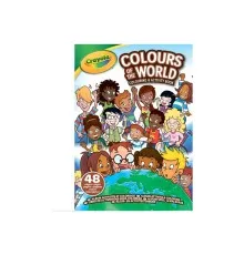 Набір для творчості Crayola Colours of the World Розмальовка, 48 сторінок (04-2668)