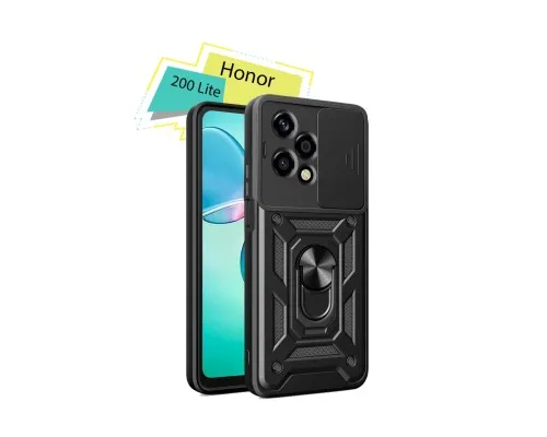 Чохол до мобільного телефона BeCover Military Honor 200 Lite Black (713044)