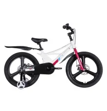 Велосипед Space 20" KID STAR DD рама-11" MG 2026 білий з рожевим (OPS-SK-20-046)