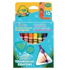 Олівці кольорові Crayola 16 трехгранных восковых мелков (52-016T)