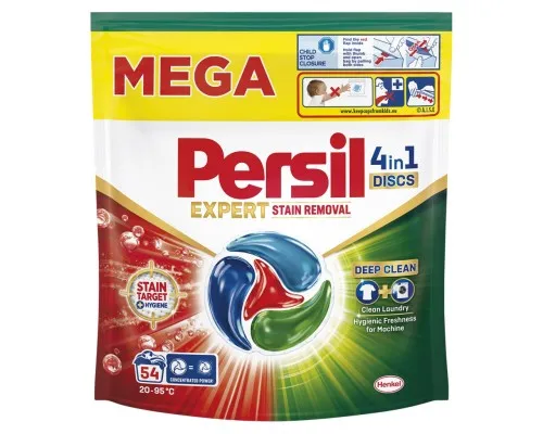 Капсули для прання Persil 4in1 Discs Expert Stain Removal Deep Clean 54 шт. (9000101830859)