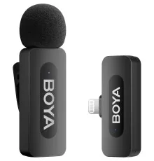 Мікрофон Boya BY-V1 Lightning Black (BY-V1)