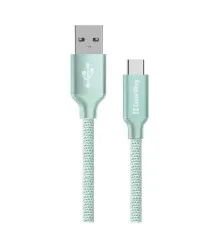 Дата кабель USB 2.0 AM to USB-C 2.0m mint ColorWay (CW-CBUC008-MT)